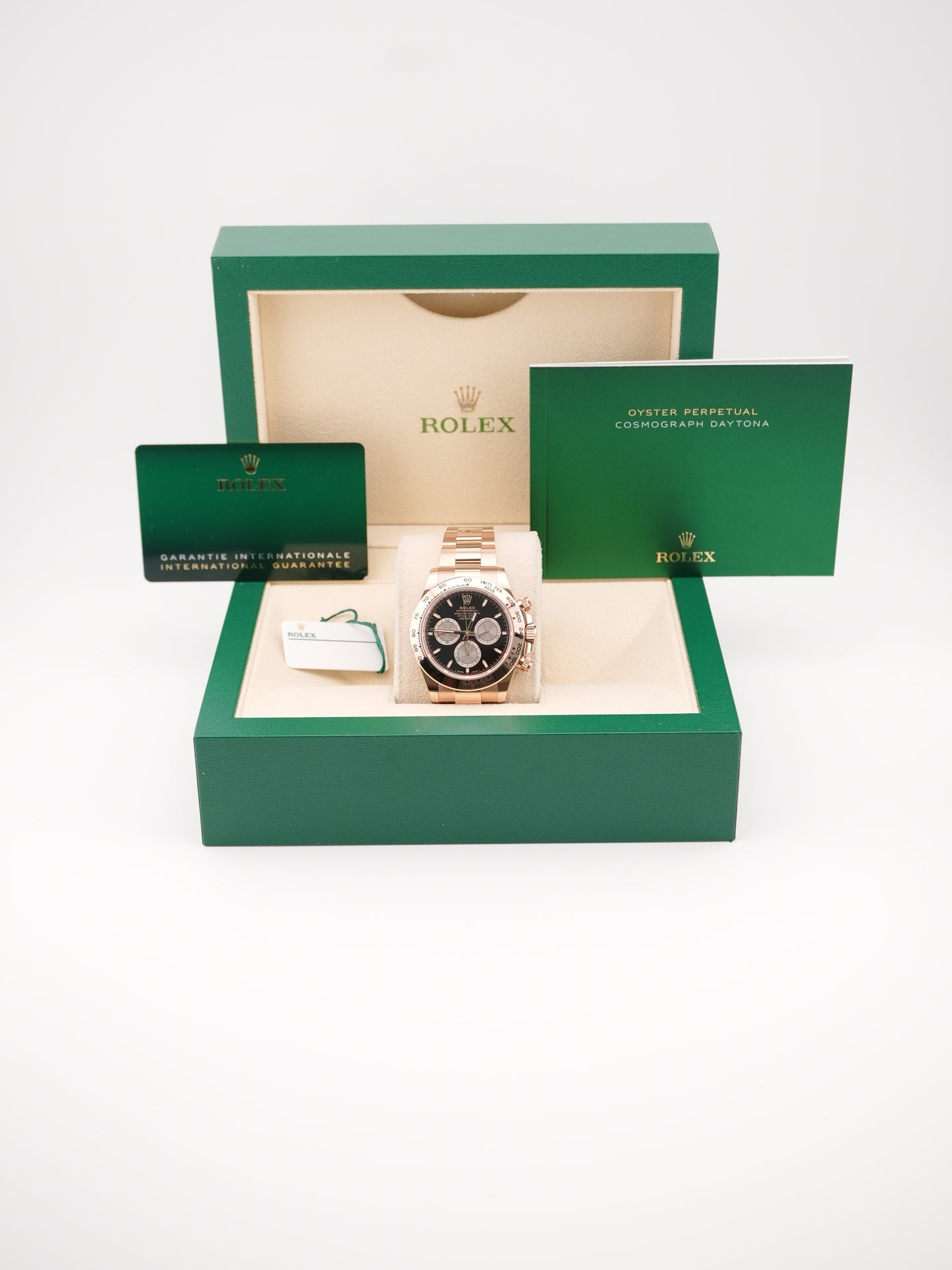 Rolex Daytona Black And Sundust Index Dial on Oyster 126505 Complete 2024