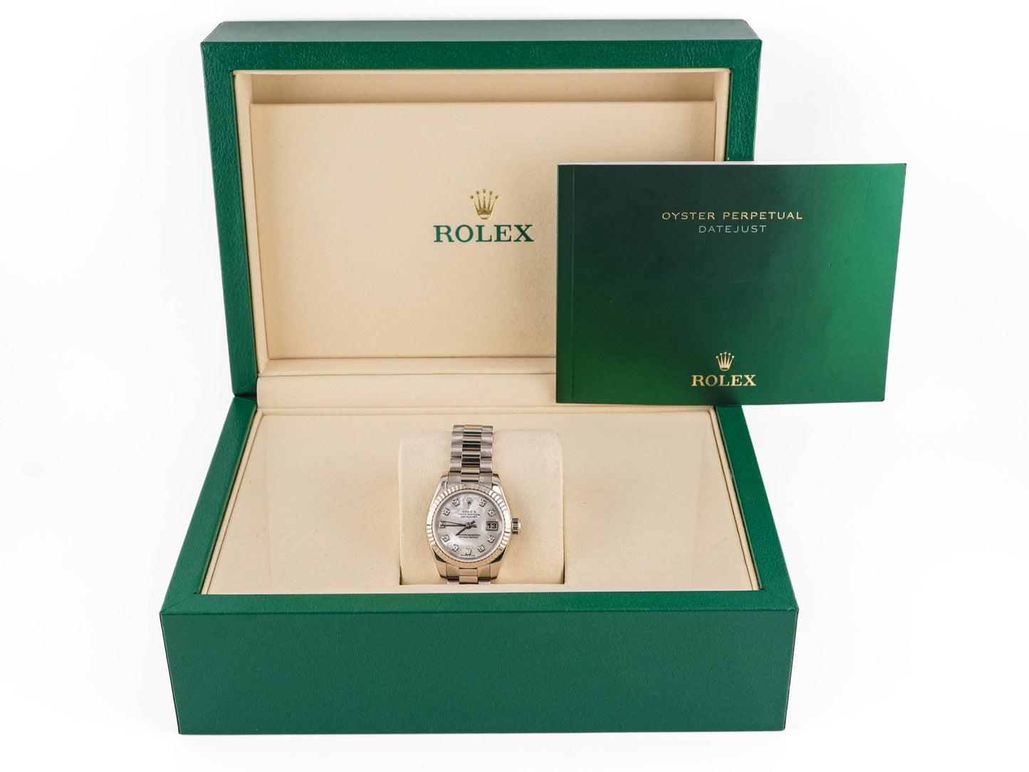 Rolex Datejust Lady President Mother-Of-Pearl Diamond Dial on President 179179 2002
