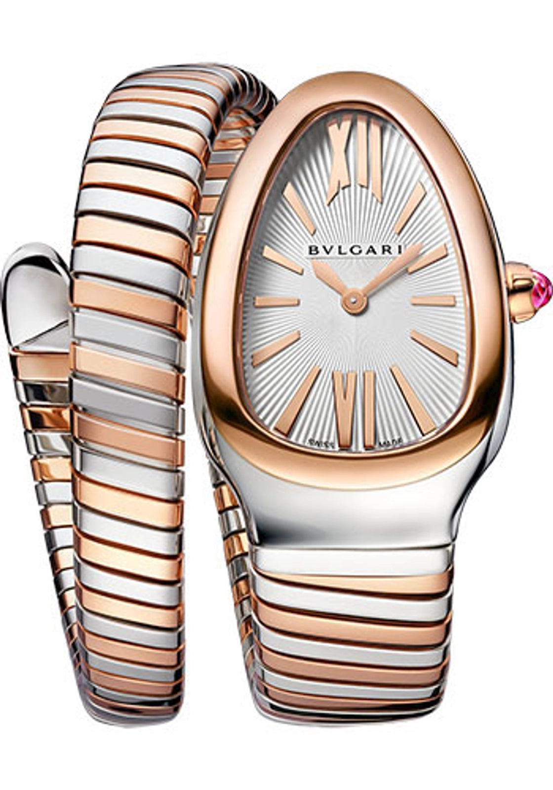 Bvlgari Serpenti White Dial on Spiral Bracelet 103708 Complete 2026
