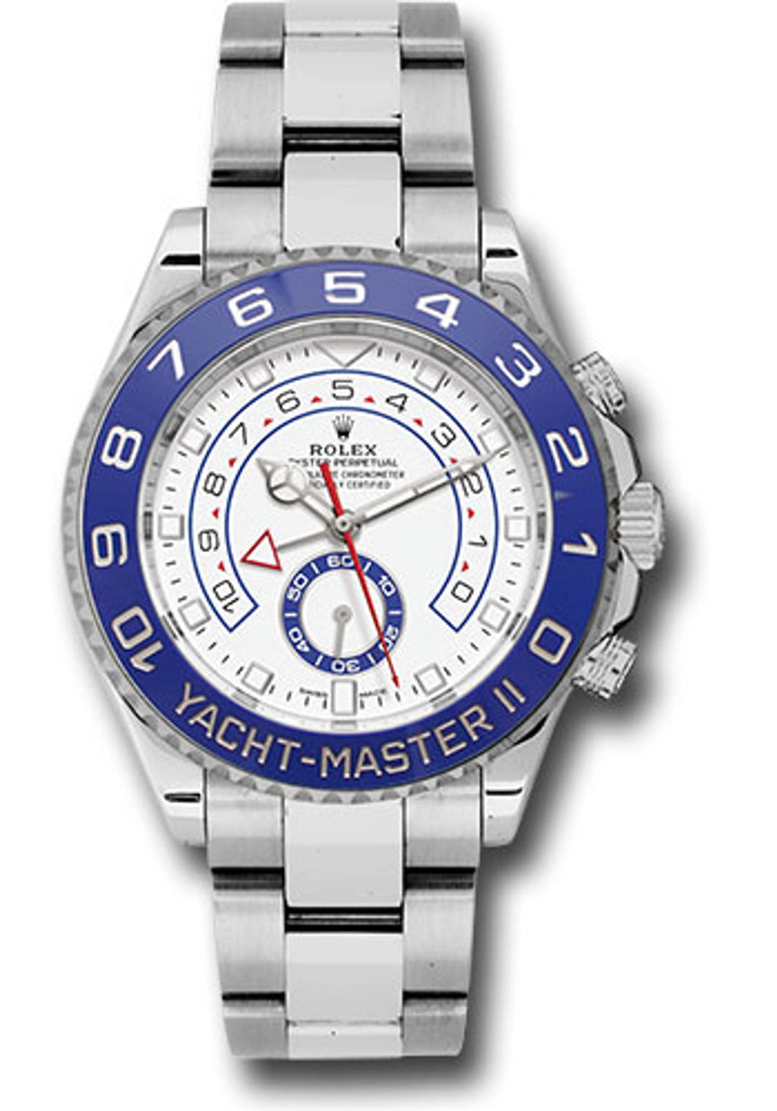 Rolex Yacht-Master II Matt White Dial on Oyster 116680 Card 2015