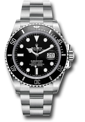Rolex Submariner Black Dial on Oyster 126610LN 2025