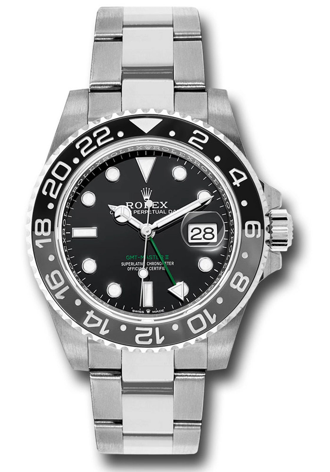 Rolex GMT-Master II Bruce Wayne Black Dial on Oyster 126710GRNR Card 2026