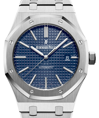 Audemars Piguet Royal Oak Selfwinding Blue Dial on Bracelet 15400ST.OO.1220ST.03 Archives 2012