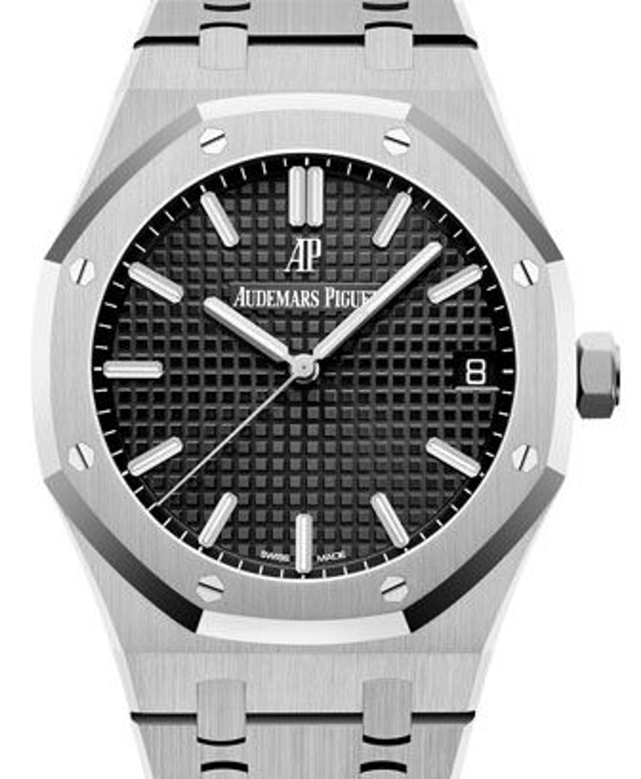 Audemars Piguet Royal Oak Black Dial on Bracelet 15500ST.OO.1220ST.03 Card 2020