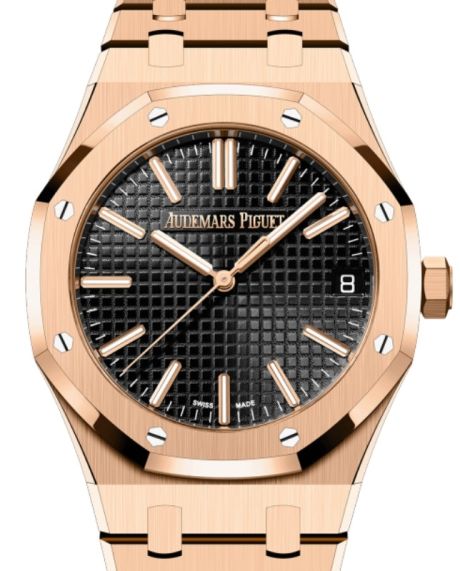 Audemars Piguet Royal Oak Black Dial on Bracelet 15510OR.OO.1320OR.04 Complete 2023