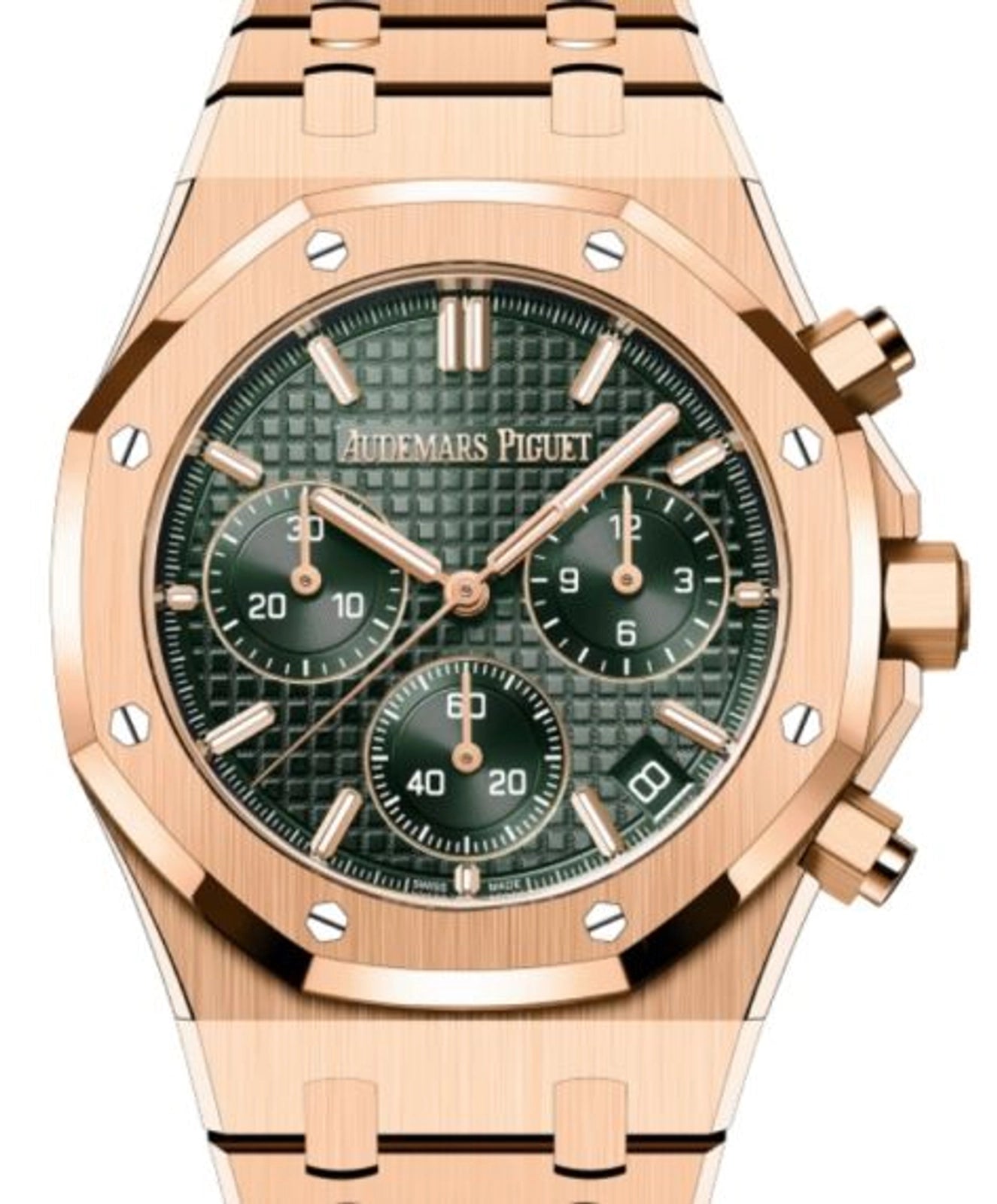 Audemars Piguet Royal Oak Chronograph Green Dial on Bracelet 26240OR.OO.1320OR.08 Complete 2024