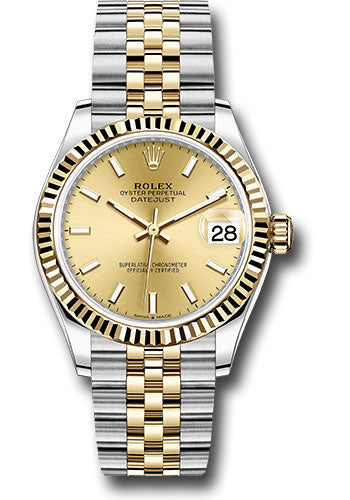 Rolex Datejust 31 Champagne Index Dial on Jubilee 278273 2017
