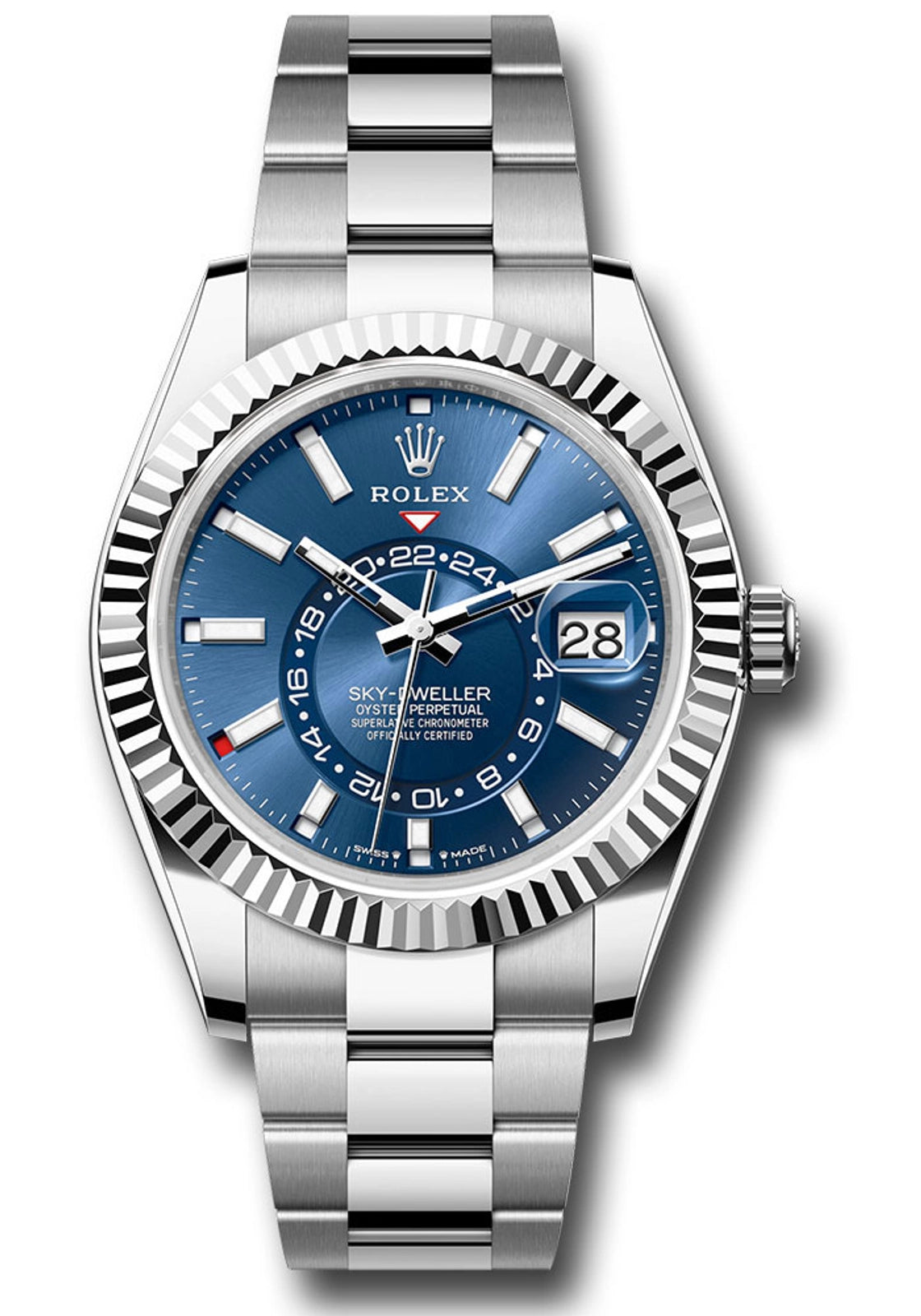 Rolex SkyDweller Blue Index Dial on Oyster 336934 Card 2026