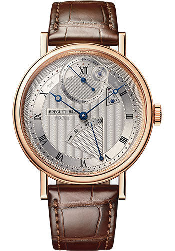 Breguet Classique Chronométrie 7727 Silver Dial on Leather Strap 7727BR/12/9WU with Box