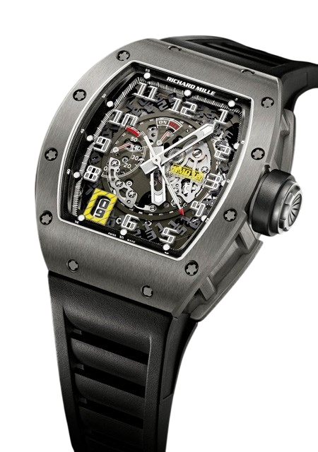 Richard Mille Automatic Winding With Declutchable Rotor Skeleton Dial on Strap RM030 Complete 2020