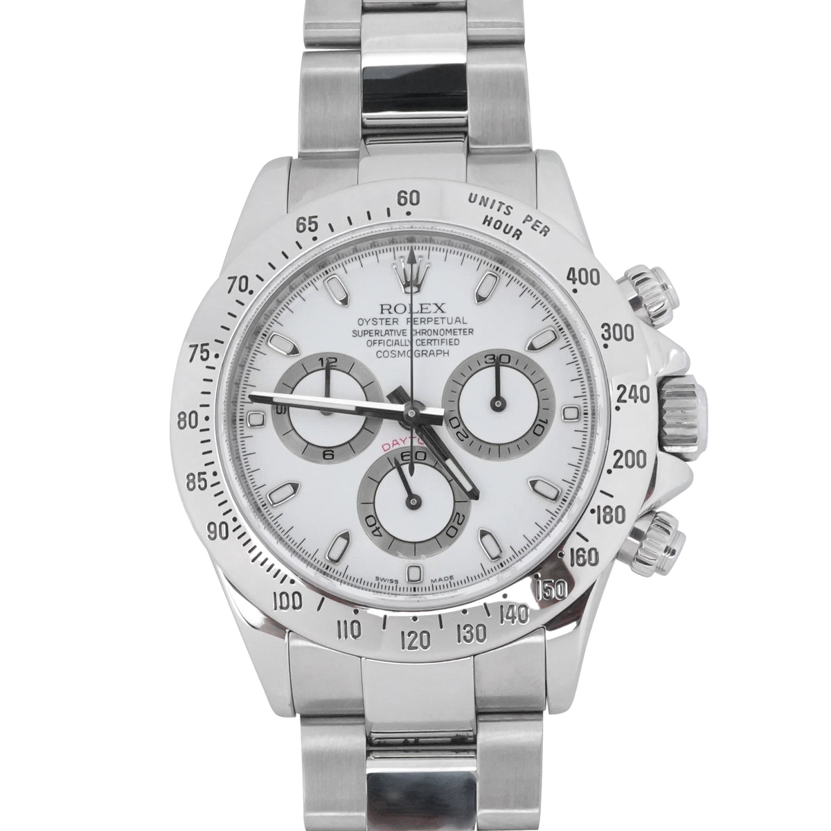 Rolex Daytona White Dial on Oyster 116520 2008
