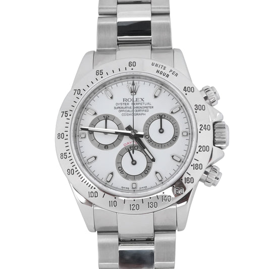 Rolex Daytona White Dial on Oyster 116520 2008