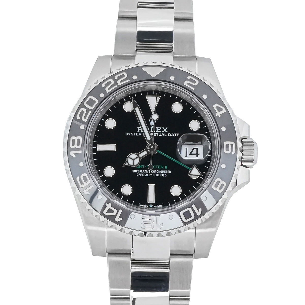 Rolex GMT-Master II Bruce Wayne Black Dial on Oyster 126710GRNR Card 2026