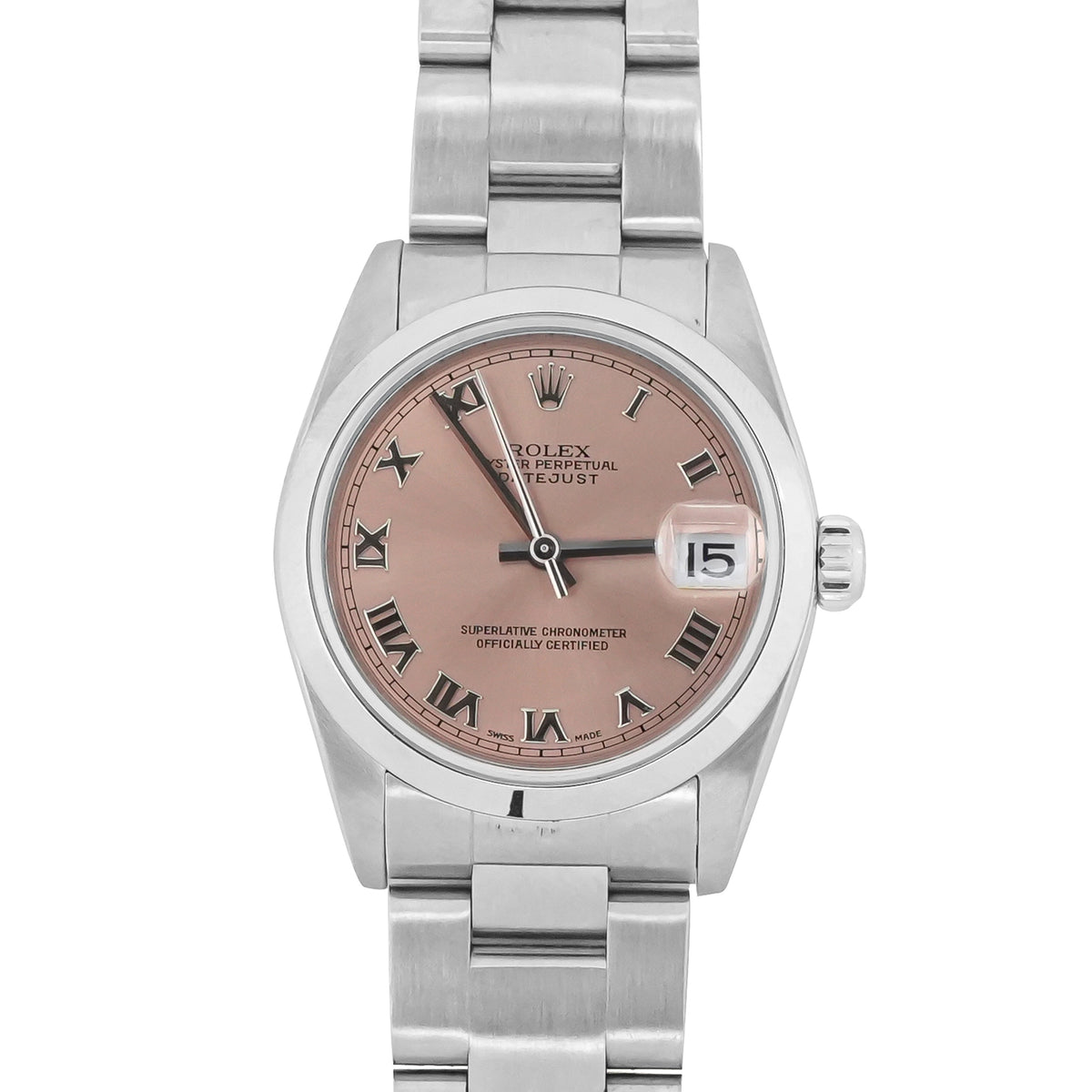 Rolex Datejust 31 Rose Roman Dial on Jubilee 78240 Papers 2001