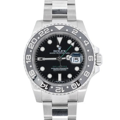 Rolex GMT-Master II Black Dial on Oyster 116710LN Card 2016