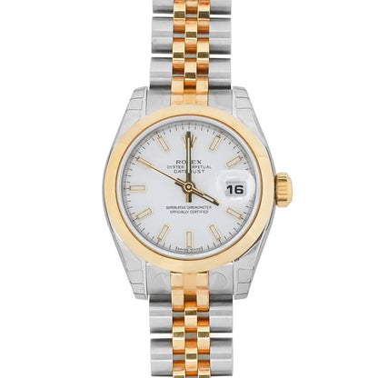 Rolex Datejust Lady White Stick Dial on Jubilee 179163 Papers 2005
