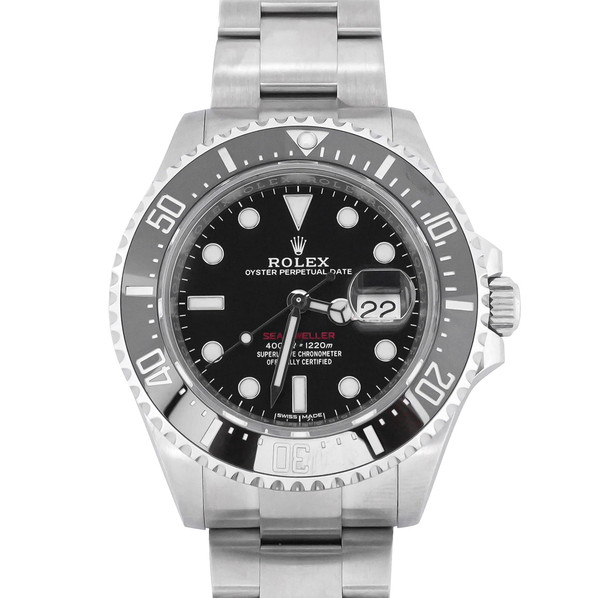 Rolex Sea-Dweller 43 Black Dial on Oyster 126600 Card 2018
