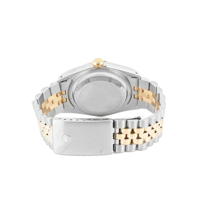 Rolex Datejust 36 Champagne Stick Dial on Jubilee 16233 Papers 1989