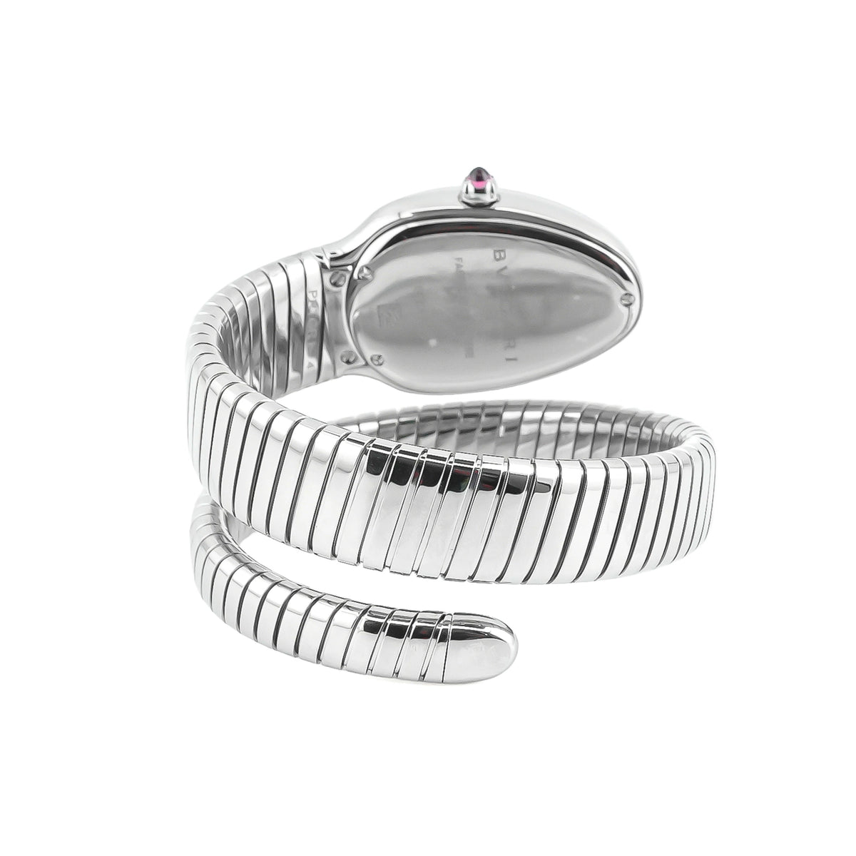 Bvlgari Serpenti Tubogas Silver Dial on Spiral Bracelet 101827 Complete 2026