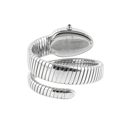 Bvlgari Serpenti Tubogas Silver Dial on Spiral Bracelet 101827 Complete 2026