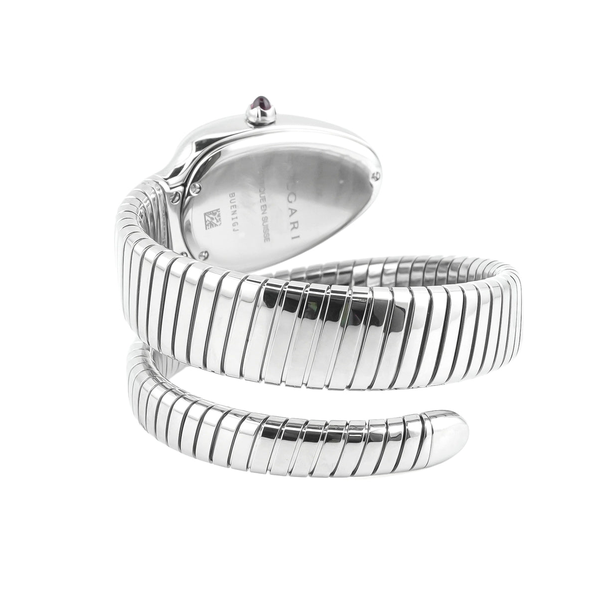 Bvlgari Serpenti Tubogas Silver Dial on Spiral Bracelet 101827 Complete 2026