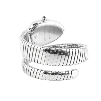 Bvlgari Serpenti Tubogas Silver Dial on Spiral Bracelet 101827 Complete 2026