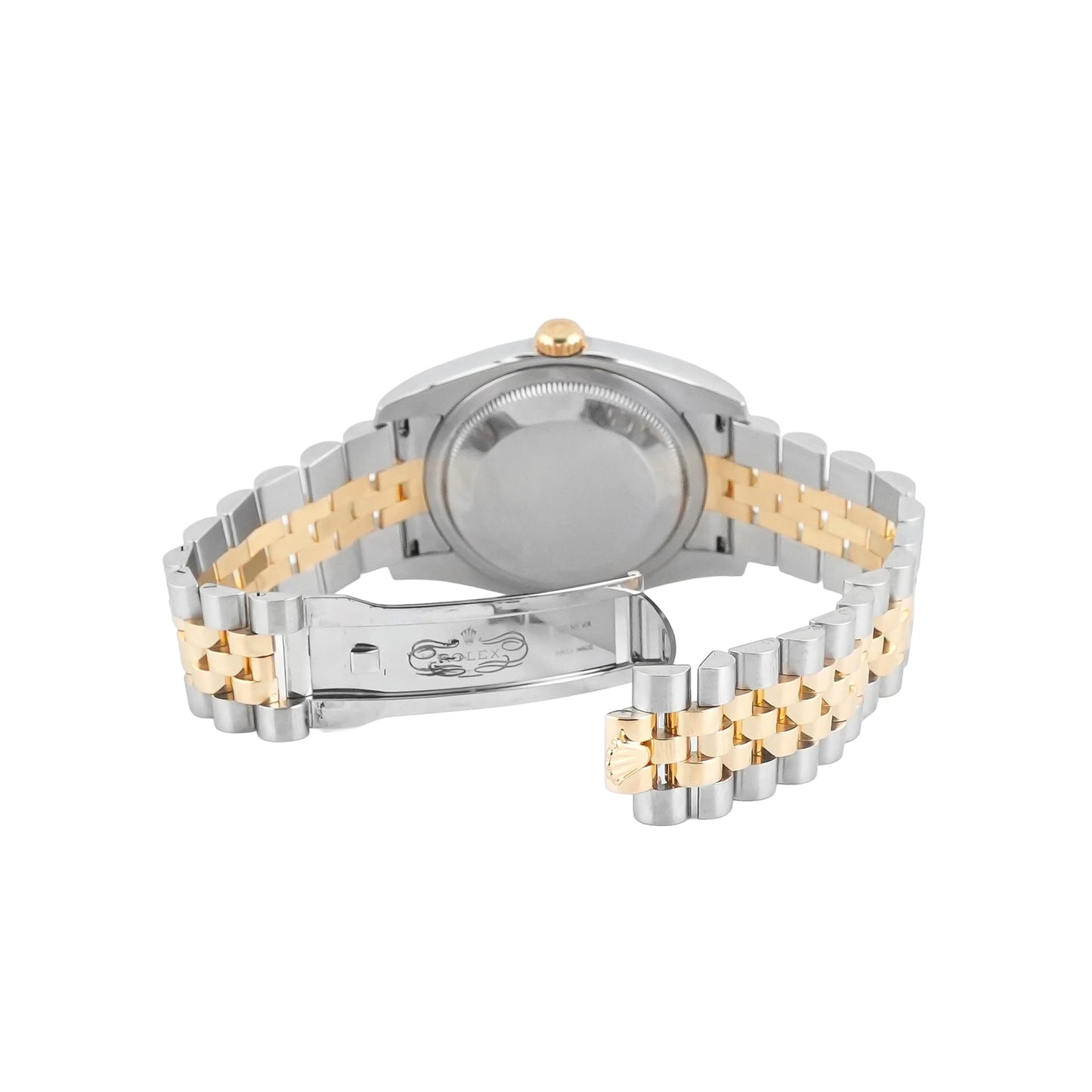 Rolex Datejust 36 Champagne Stick Dial on Jubilee 116233 Card 2015