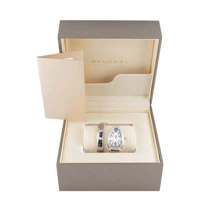 Bvlgari Serpenti Tubogas Silver Dial on Spiral Bracelet 101827 Complete 2026