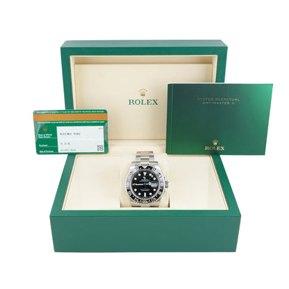 Rolex GMT-Master II Black Dial on Oyster 116710LN Card 2016