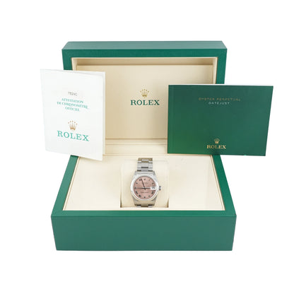 Rolex Datejust 31 Rose Roman Dial on Jubilee 78240 Papers 2001