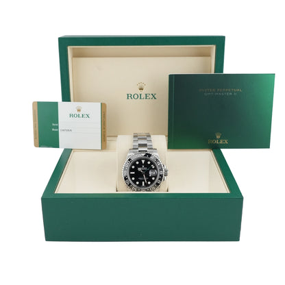Rolex GMT-Master II Black Dial on Oyster 116710LN Card 2015