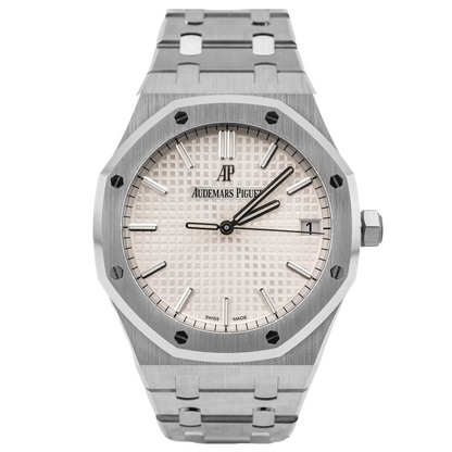 Audemars Piguet Royal Oak White Dial on Bracelet 15500ST.OO.1220ST.04 Complete 2022