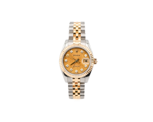 Rolex Datejust Lady Jubilee Champagne Diamond Dial Dial on Jubilee 179173 Card 2011