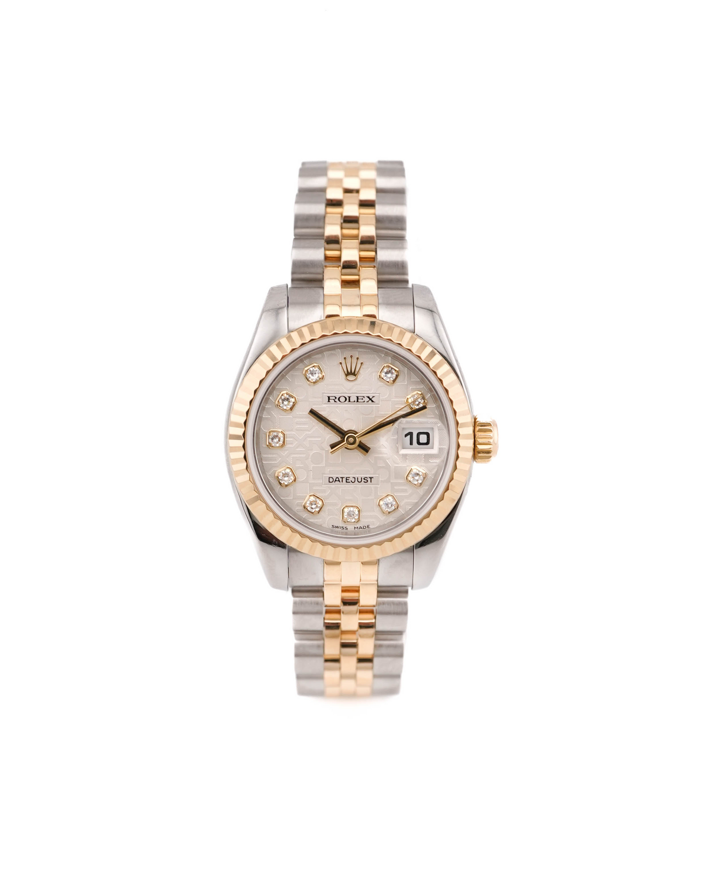Rolex Datejust Lady Ivory Jubilee Diamond Dial Dial on Jubilee 179173 2003