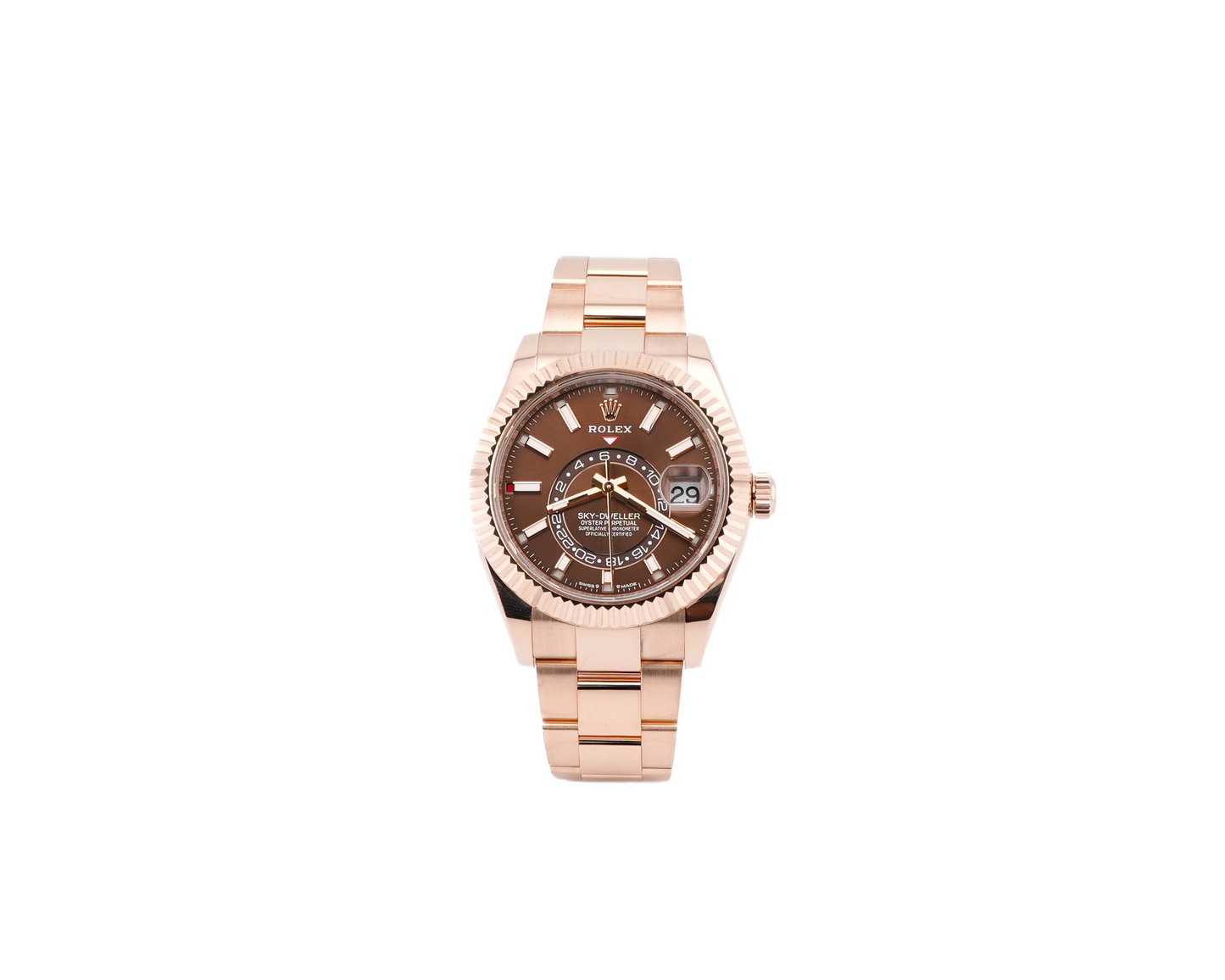 Rolex SkyDweller Chocolate Dial on Oyster 336935 Card 2024