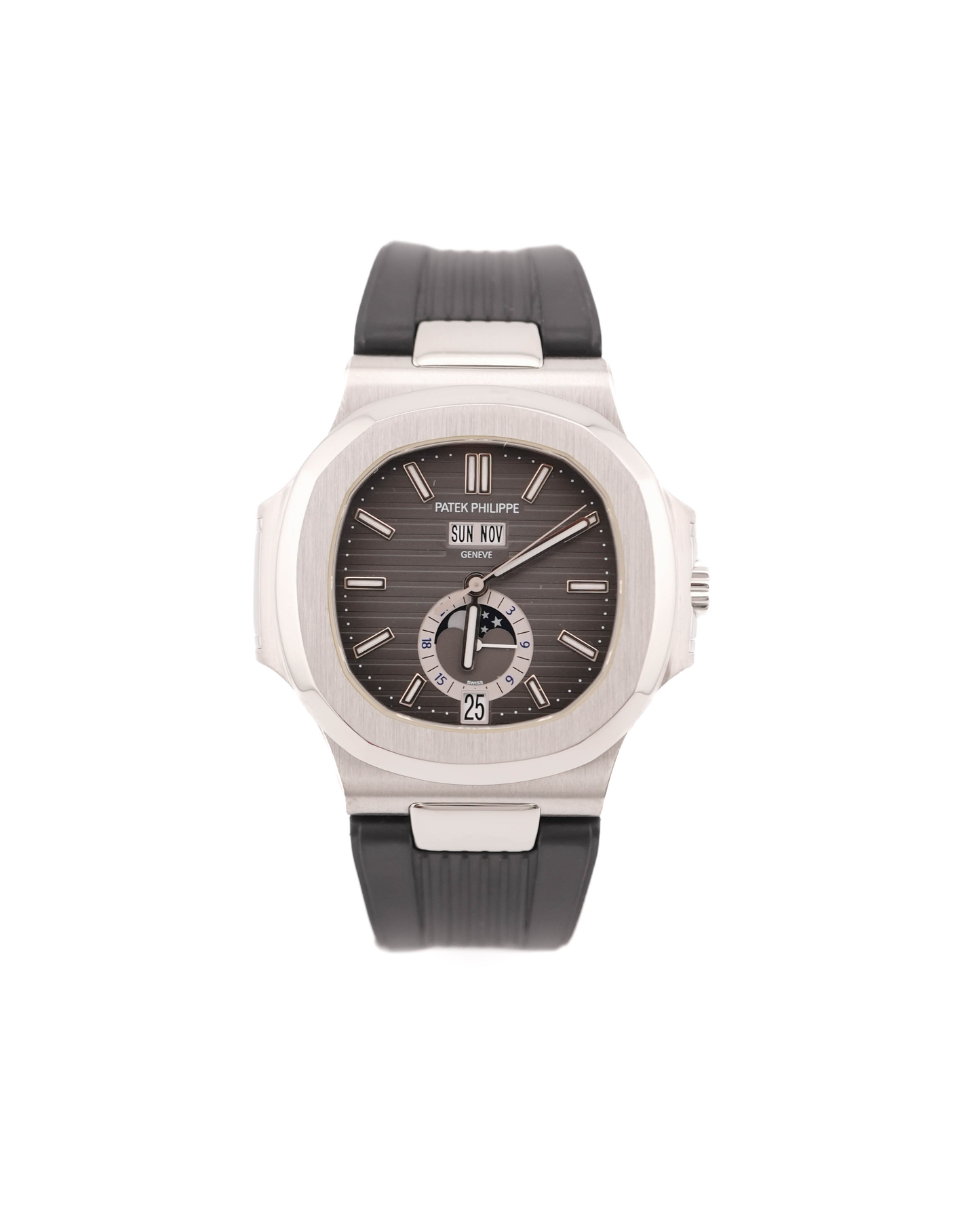 Patek Philippe Nautilus Black Dial on Rubber Strap 5726A-001 Complete 2012