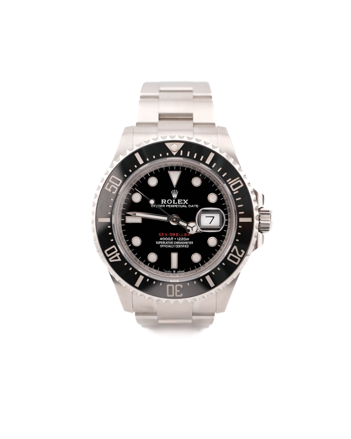 Rolex Sea-Dweller 43 Black Dial on Oyster 126600 Card 2017