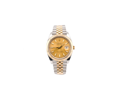 Rolex Datejust 41 Champagne Index Dial on Jubilee 126333 Card 2022