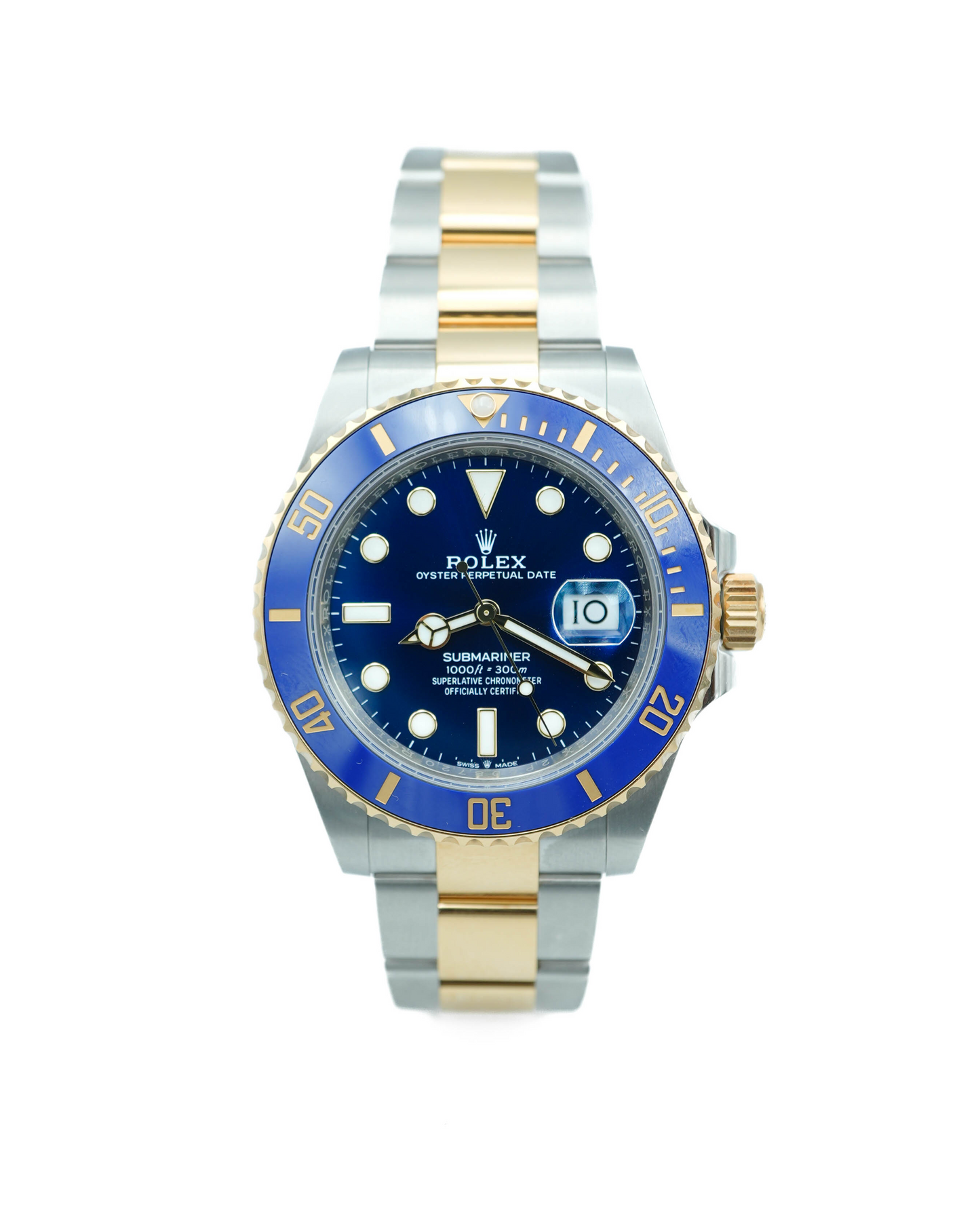 Rolex Submariner Blue Dial on Oyster 126613LB Card 2020