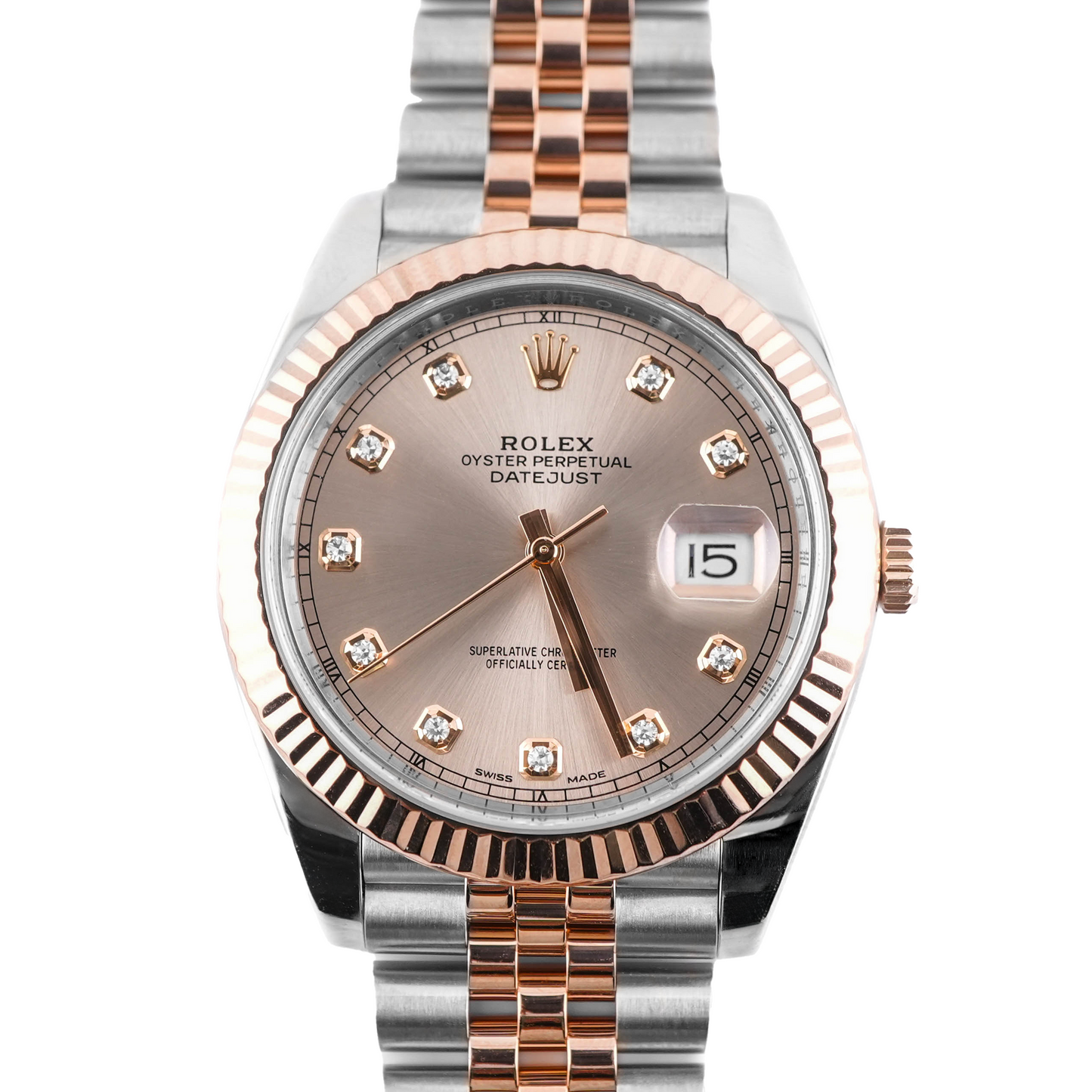 Rolex Datejust 41 Sundust Diamond Dial on Jubilee 126331 Card 2016