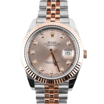 Rolex Datejust 41 Sundust Diamond Dial on Jubilee 126331 Card 2016
