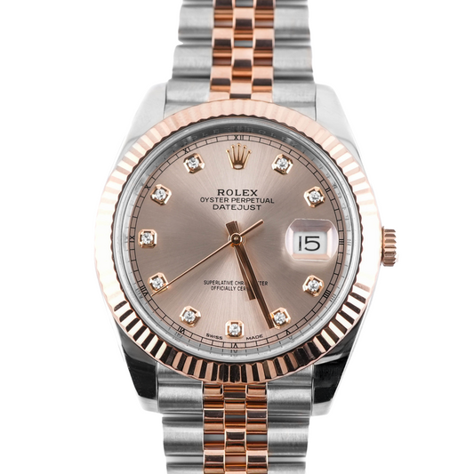 Rolex Datejust 41 Sundust Diamond Dial on Jubilee 126331 Card 2016