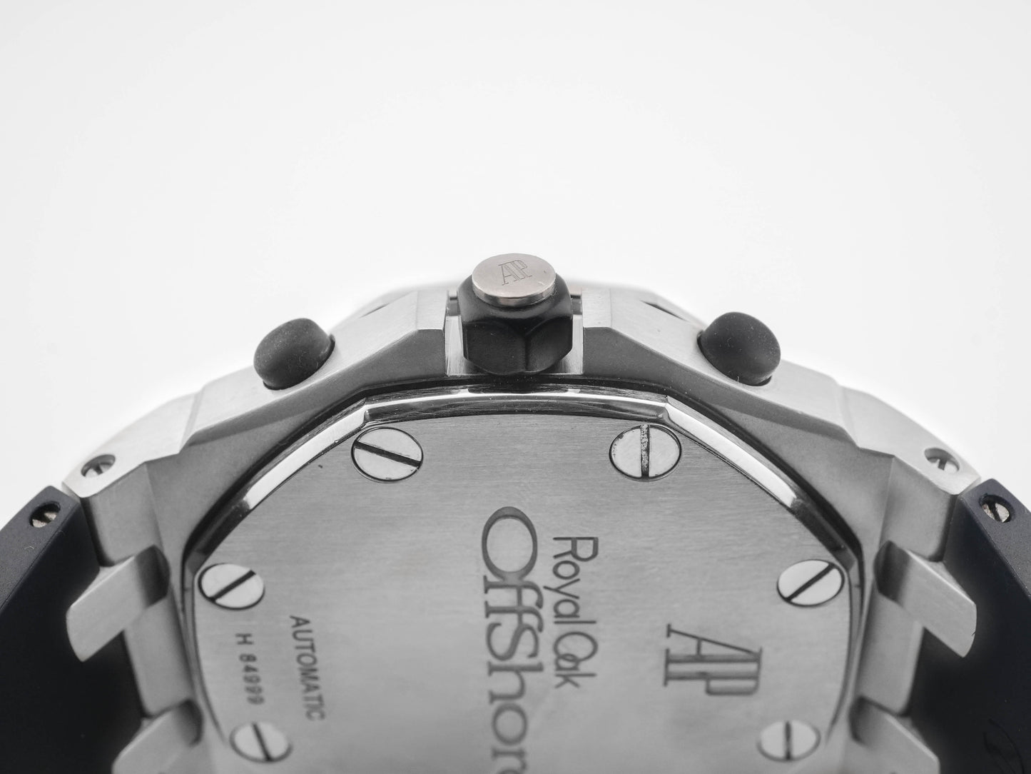 Audemars Piguet Royal Oak Offshore Chronograph Safari White Dial on Blue Rubber 26170ST.OO.D091CR.01 Complete 2013