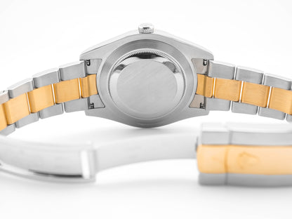 Rolex Datejust II Champagne Diamond Dial on Oyster 116333 Card 2016