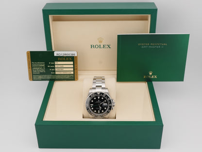 Rolex GMT-Master II Black Dial on Oyster 116710LN Card 2012