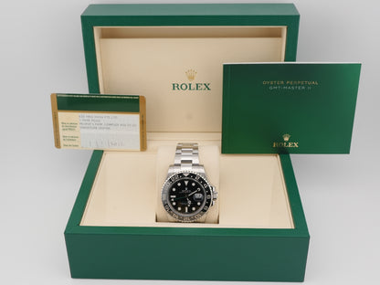 Rolex GMT-Master II Black Dial on Oyster 116710LN Card 2012