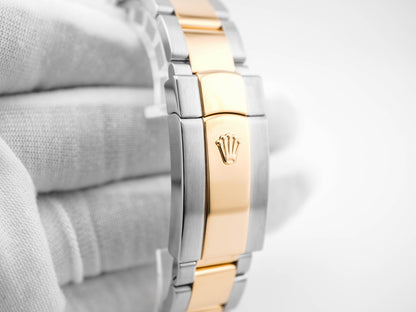 Rolex Datejust II Black Roman Dial on Oyster 116333 Card 2016