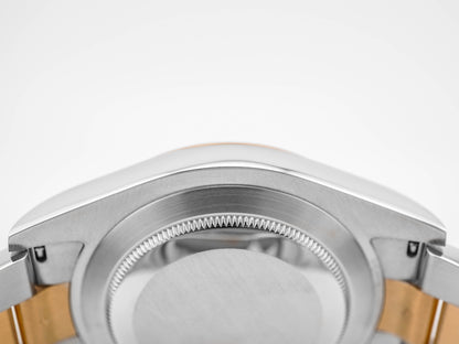 Rolex Datejust II Black Roman Dial on Oyster 116333 Card 2016