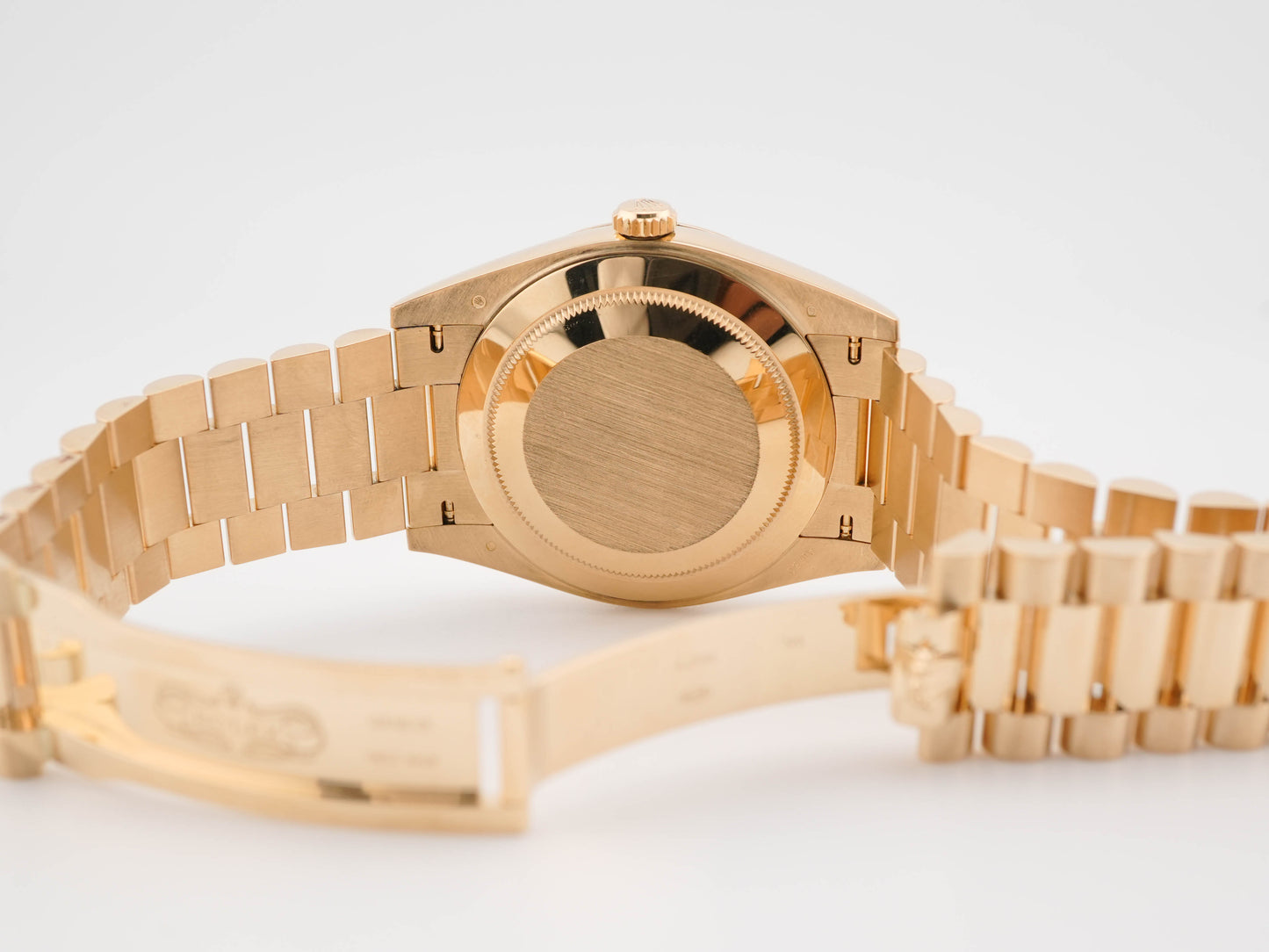 Rolex Day-Date 40 White Bevelled Roman Dial on President 228238 Card 2023