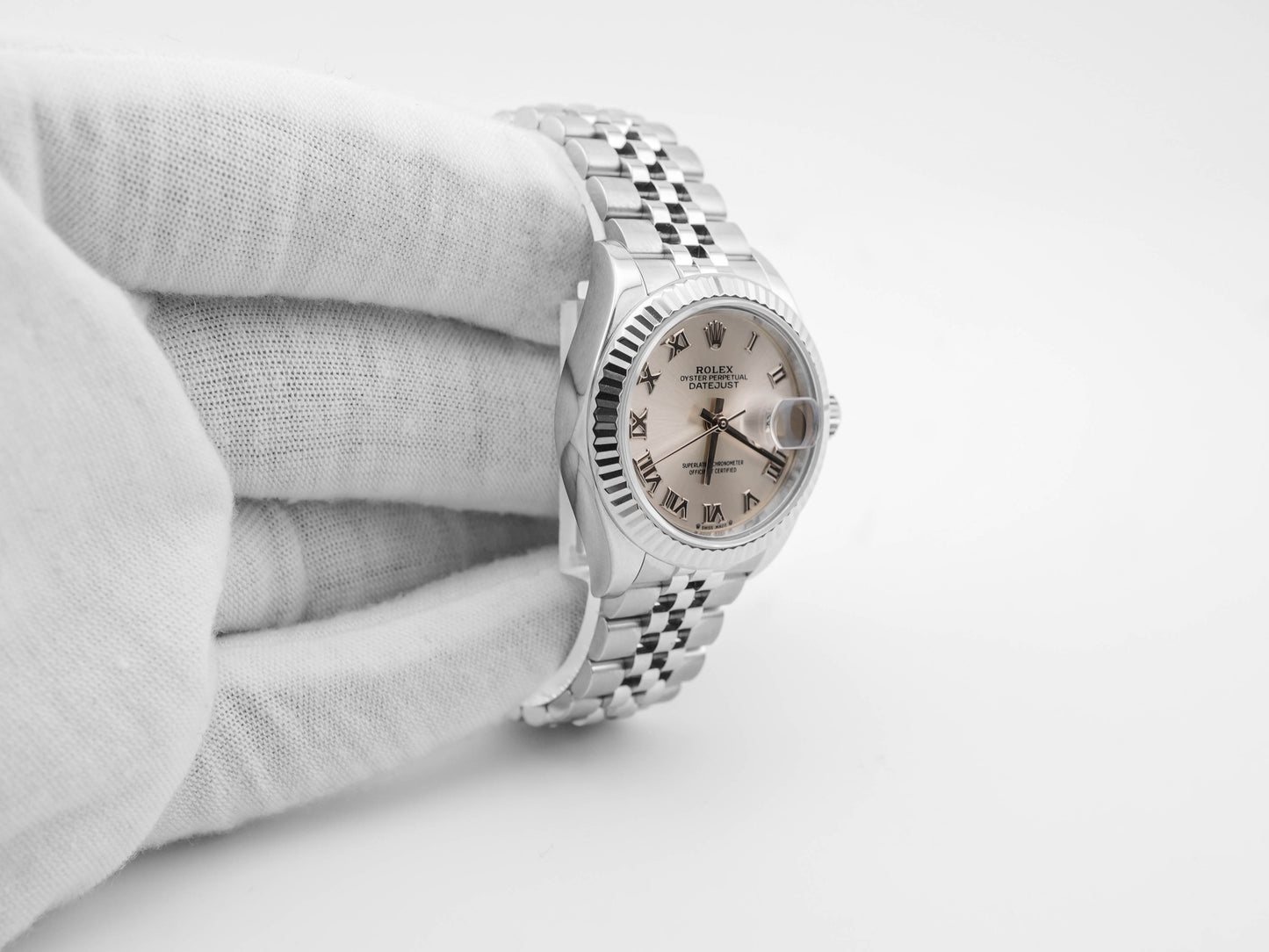 Rolex Datejust Lady Silver Roman Dial on Jubilee 279174 Card 2020